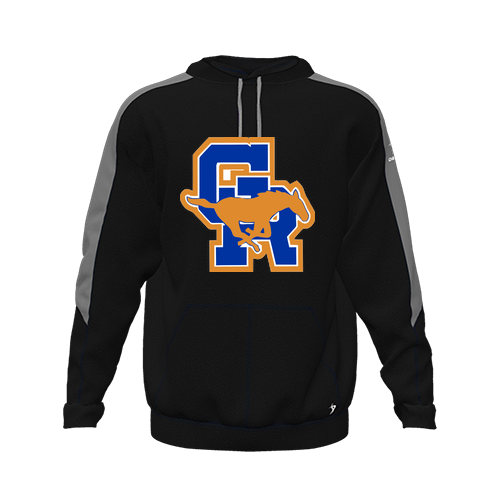 [CUS-DFW-HOOD-FLC-LSL-BLK-YXS-LOGO1] Hoodie (Youth XS, Black)