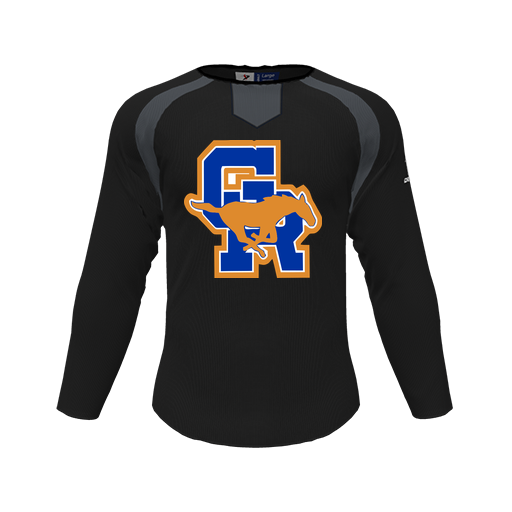 [CUS-DFW-PULL-FLC-CNK-LSL-BLK-YS-LOGO1] Pullover (Youth S, Black)