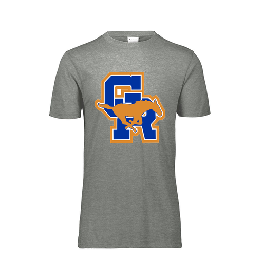 [FTSCUBGY-AS-LOGO1] Decker Men's Tri-Blend T-Shirt - Short Sleeve (Adult S, Gray)