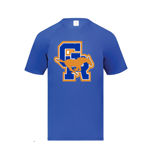 [2791.060.S-LOGO1] Youth Smooth Sport T-Shirt (Youth S, Royal)