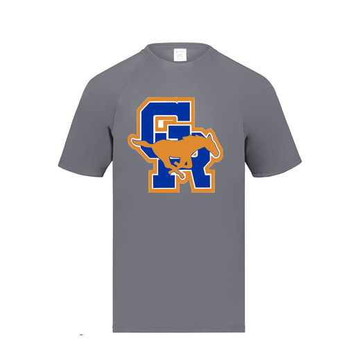 [2791.059.S-LOGO1] Youth Smooth Sport T-Shirt (Youth S, Gray)