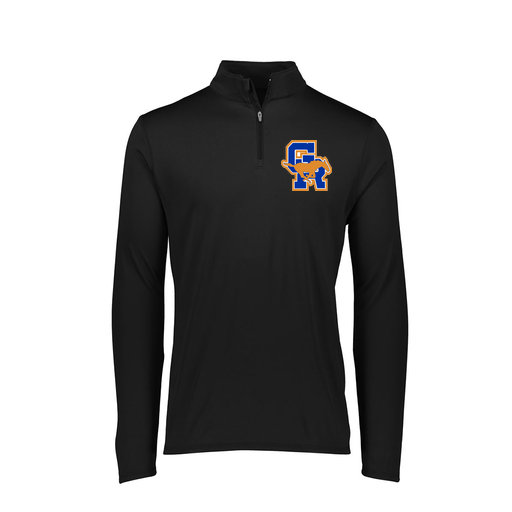 [FTLQFLBK-FAXS-LOGO1] Decker Women's Flex-Lite 1/4 Zip Shirt (Female Adult XS, Black)