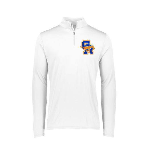 [FTLQFLWH-FAXS-LOGO1] Decker Women's Flex-Lite 1/4 Zip Shirt (Female Adult XS, White)
