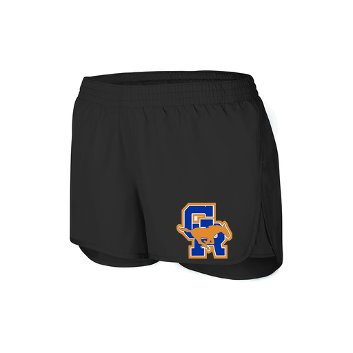 [2430.080.XS-LOGO1] Women's Performance Shorts (Female Adult XS, Black)