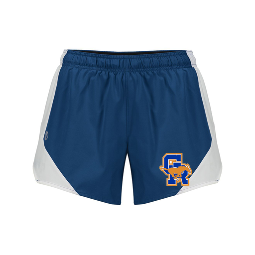 [229489.H03.S-LOGO1] Girls Olympus Shorts (Female Youth S, Navy)