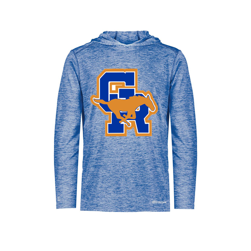 [FOLHCGRY-YS-LOGO1] Decker Youth Charge Hoodie (Youth S, Royal)