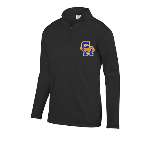 [FOLQFFBK-AS-LOGO1] Decker Men's FlexFleece 1/4 Zip (Adult S, Black)