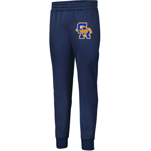 [5566.065.XS-LOGO1] Men's PERFORMANCE FLEECE JOGGER (Adult XS, Navy)