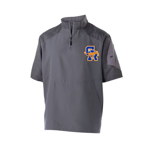 [229545.H60.XS-LOGO1] Men's Raider SS Pullover (Adult XS, Gray)