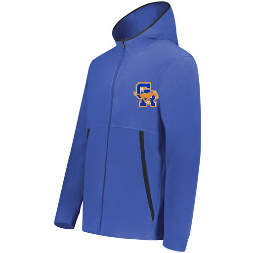 [6859.060.XS-LOGO1] Youth Chill Full Zip Fleece (Youth XS, Royal)